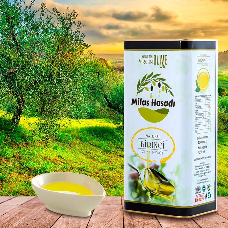 Naturel Birinci Soğuk Sıkım Zeytinyağı 5 Lt