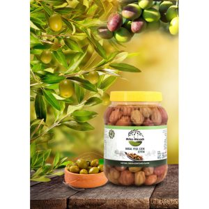 Yeşil Yağlı Kırma Zeytin 1Kg